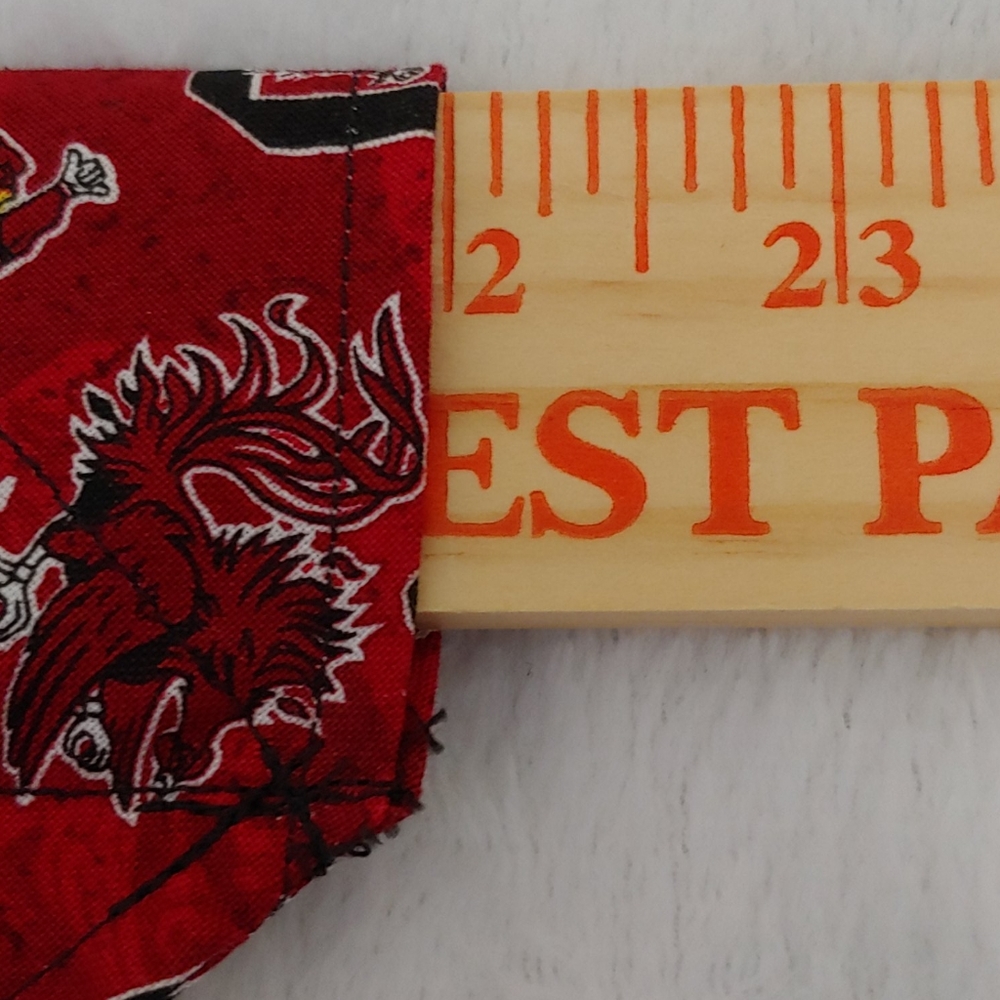 Home Made House divided Paws & Gamecocks dog bandana large - Picture 4 of 6